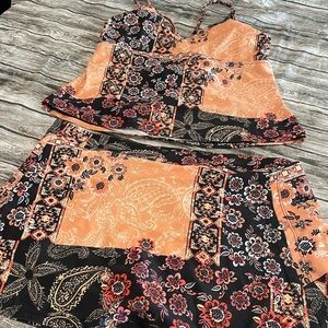 2 piece tankini beautiful florals